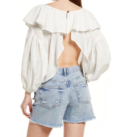 Free People | Zuri Ruffle Blouse - Picture 2 of 9